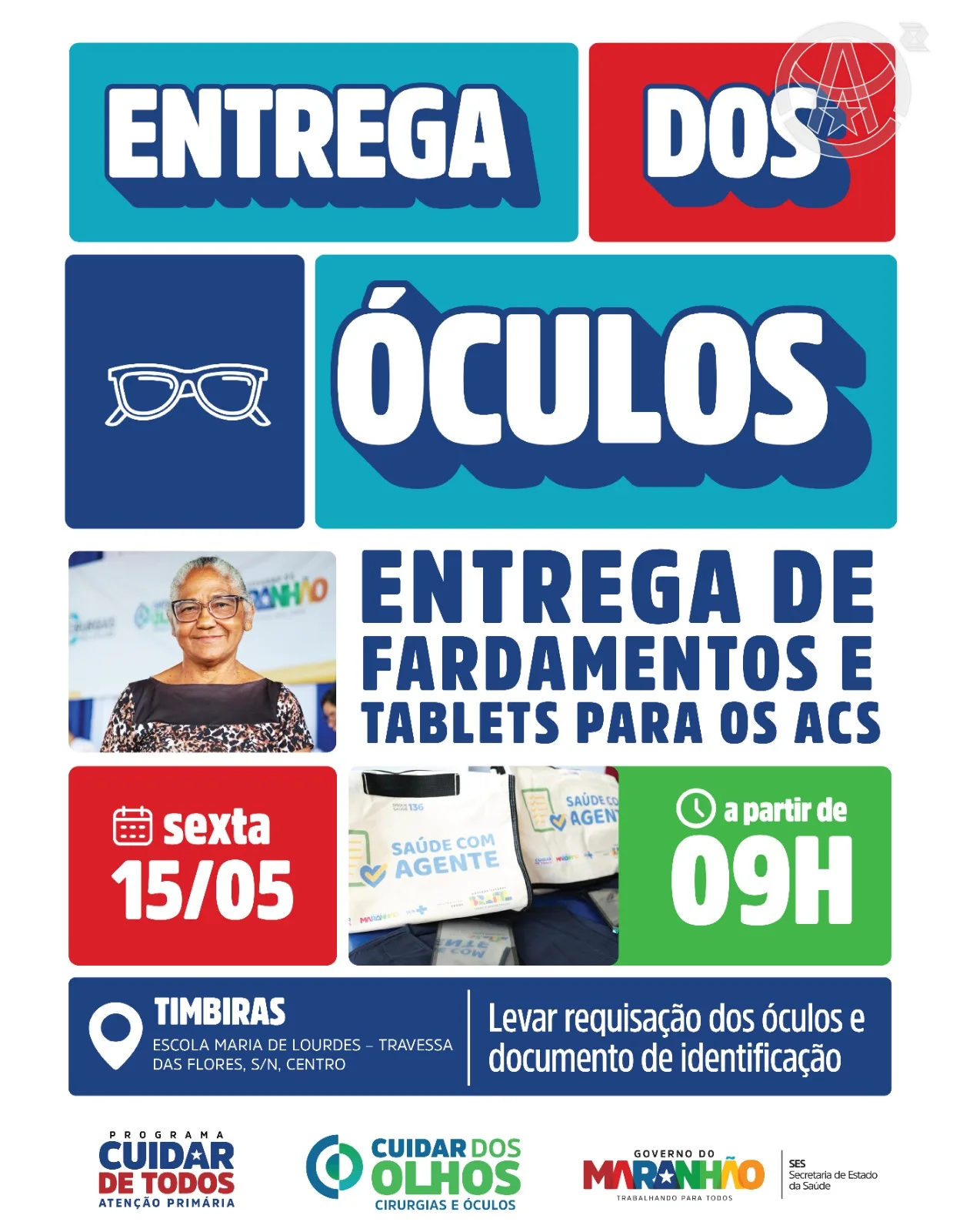 Timbiras recebe entrega de óculos e reforça cuidado com a saúde da visão da população